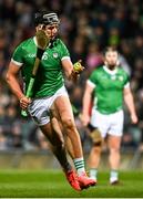 11 February 2023; Gearoid Hegarty of Limerick during the Allianz Hurling League Division 1 Group A match between Limerick and Clare at TUS Gaelic Grounds in Limerick. Photo by Eóin Noonan/Sportsfile