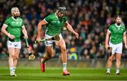 11 February 2023; Gearoid Hegarty of Limerick during the Allianz Hurling League Division 1 Group A match between Limerick and Clare at TUS Gaelic Grounds in Limerick. Photo by Eóin Noonan/Sportsfile