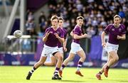 20 February 2023; Callum McDonald of Clongowes Wood College during the Bank of Ireland Schools Senior Cup First Round replay match between Terenure College and Clongowes Wood College at Energia Park in Dublin. Photo by Harry Murphy/Sportsfile