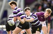 20 February 2023; Louis Moran of Terenure College during the Bank of Ireland Schools Senior Cup First Round replay match between Terenure College and Clongowes Wood College at Energia Park in Dublin. Photo by Harry Murphy/Sportsfile