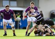 20 February 2023; Louis Moran of Terenure College during the Bank of Ireland Schools Senior Cup First Round replay match between Terenure College and Clongowes Wood College at Energia Park in Dublin. Photo by Harry Murphy/Sportsfile