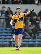 19 February 2023; Gavin Cooney of Clare during the Allianz Football League Division Two match between Clare and Kildare at Cusack Park in Ennis, Clare. Photo by Seb Daly/Sportsfile