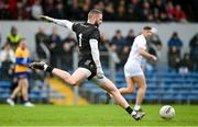 19 February 2023; Kildare goalkeeper Mark Donnellan during the Allianz Football League Division Two match between Clare and Kildare at Cusack Park in Ennis, Clare. Photo by Seb Daly/Sportsfile