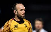 18 February 2023; Referee Mike Adamson during the United Rugby Championship match between Leinster and Dragons at RDS Arena in Dublin. Photo by Tyler Miller/Sportsfile