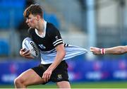 20 February 2023; Todd Lawlor of Newbridge College during the Bank of Ireland Leinster Rugby Schools Senior Cup Quarter Final match between CBC Monkstown and Newbridge College at Energia Park in Dublin. Photo by Harry Murphy/Sportsfile