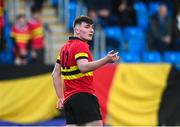 20 February 2023; Adam Fitzsimons-Nolan of CBC Monkstown during the Bank of Ireland Leinster Rugby Schools Senior Cup Quarter Final match between CBC Monkstown and Newbridge College at Energia Park in Dublin. Photo by Harry Murphy/Sportsfile