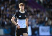 20 February 2023; Jack Dennis of Newbridge College during the Bank of Ireland Leinster Rugby Schools Senior Cup Quarter Final match between CBC Monkstown and Newbridge College at Energia Park in Dublin. Photo by Harry Murphy/Sportsfile