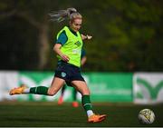 20 February 2023; Lily Agg during a Republic of Ireland women training session at Dama de Noche Football Center in Marbella, Spain. Photo by Stephen McCarthy/Sportsfile