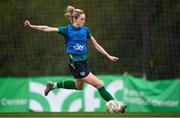 20 February 2023; Megan Connolly during a Republic of Ireland women training session at Dama de Noche Football Center in Marbella, Spain. Photo by Stephen McCarthy/Sportsfile