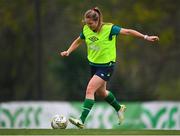 20 February 2023; Kyra Carusa during a Republic of Ireland women training session at Dama de Noche Football Center in Marbella, Spain. Photo by Stephen McCarthy/Sportsfile