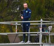20 February 2023; Video analyst Andrew Holt during a Republic of Ireland women training session at Dama de Noche Football Center in Marbella, Spain. Photo by Stephen McCarthy/Sportsfile
