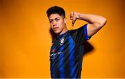 20 February 2023; German Fuentes Rodriguez poses for a portrait during a Athlone Town squad portrait session at Athlone Town Stadium in Westmeath. Photo by Eóin Noonan/Sportsfile