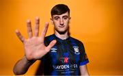 20 February 2023; Oisin Duffy poses for a portrait during a Athlone Town squad portrait session at Athlone Town Stadium in Westmeath. Photo by Eóin Noonan/Sportsfile