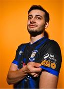 20 February 2023; Matthew Leal poses for a portrait during a Athlone Town squad portrait session at Athlone Town Stadium in Westmeath. Photo by Eóin Noonan/Sportsfile