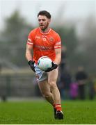 19 February 2023; Callum Cumiskey of Armagh during the Allianz Football League Division One match between Roscommon and Armagh at Dr Hyde Park in Roscommon. Photo by Harry Murphy/Sportsfile