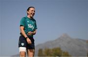 21 February 2023; Katie McCabe during a Republic of Ireland women training session at Dama de Noche Football Center in Marbella, Spain. Photo by Stephen McCarthy/Sportsfile