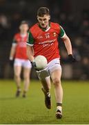 18 February 2023; James Carr of Mayo during the Allianz Football League Division One match between Mayo and Kerry at Hastings Insurance MacHale Park in Castlebar, Mayo. Photo by Brendan Moran/Sportsfile