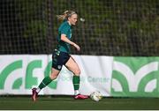 21 February 2023; Diane Caldwell during a Republic of Ireland women training session at Dama de Noche Football Center in Marbella, Spain. Photo by Stephen McCarthy/Sportsfile