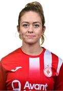 21 February 2023; Emma Hansberry poses for a portrait during a Sligo Rovers squad portrait session at The Showgrounds in Sligo. Photo by Eóin Noonan/Sportsfile