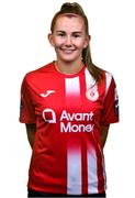 21 February 2023; Emma Doherty poses for a portrait during a Sligo Rovers squad portrait session at The Showgrounds in Sligo. Photo by Eóin Noonan/Sportsfile