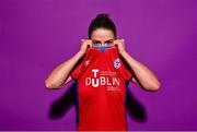 20 February 2023; Siobhán Killeen poses for a portrait during a Shelbourne squad portrait session at Tolka Park in Dublin. Photo by Sam Barnes/Sportsfile