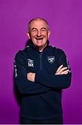 20 February 2023; Manager Noel King poses for a portrait during a Shelbourne squad portrait session at Tolka Park in Dublin. Photo by Sam Barnes/Sportsfile
