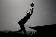 22 February 2023; Megan Campbell of Republic of Ireland takes a throw-in during the international friendly match between China PR and Republic of Ireland at Estadio Nuevo Mirador in Algeciras, Spain. Photo by Stephen McCarthy/Sportsfile