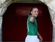22 February 2023; Republic of Ireland captain Katie McCabe after the international friendly match between China PR and Republic of Ireland at Estadio Nuevo Mirador in Algeciras, Spain. Photo by Stephen McCarthy/Sportsfile