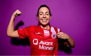 21 February 2023; Orna O'Dowy poses for a portrait during a Sligo Rovers squad portrait session at The Showgrounds in Sligo. Photo by Eóin Noonan/Sportsfile