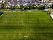 28 April 2021; A general view of Stradbrook Park in Blackrock, Dublin, home of Cabinteely Football Club and Blackrock RFC. Photo by Eóin Noonan/Sportsfile
