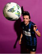 21 February 2023; Chloe Singleton poses for a portrait during a Athlone Town squad portrait session at Athlone Town Stadium in Westmeath. Photo by David Fitzgerald/Sportsfile