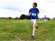 22 February 2023; James Puncheon of St Nathy's Ballaghdereen in Roscommon competes in the junior boys event during the 123.ie Connacht Schools’ Cross Country Championships at Bushfield in Loughrea, Galway. Photo by Piaras Ó Mídheach/Sportsfile