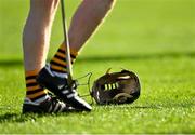 19 February 2023; A general view of a helmet before the Dillon Quirke Foundation Hurling Challenge match between Tipperary and Kilkenny at FBD Semple Stadium in Thurles, Tipperary. Photo by Piaras Ó Mídheach/Sportsfile