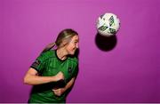 23 February 2023; Chloe Moloney poses for a portrait during a Peamount United squad portrait session at PRL Park in Greenogue, Dublin. Photo by Seb Daly/Sportsfile
