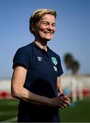 22 February 2023; Republic of Ireland manager Vera Pauw after the international friendly match between China PR and Republic of Ireland at Estadio Nuevo Mirador in Algeciras, Spain. Photo by Stephen McCarthy/Sportsfile