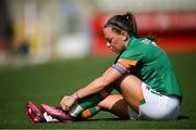 22 February 2023; Katie McCabe of Republic of Ireland during the international friendly match between China PR and Republic of Ireland at Estadio Nuevo Mirador in Algeciras, Spain. Photo by Stephen McCarthy/Sportsfile