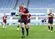 24 February 2023; Iain Henderson during the Ireland rugby captain's run at the Stadio Olimpico in Rome, Italy. Photo by Ramsey Cardy/Sportsfile