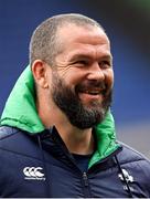 24 February 2023; Head coach Andy Farrell during the Ireland rugby captain's run at the Stadio Olimpico in Rome, Italy. Photo by Ramsey Cardy/Sportsfile