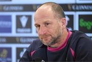 24 February 2023; Assistant coach Mike Catt during an Ireland rugby media conference at the Stadio Olimpico in Rome, Italy. Photo by Ramsey Cardy/Sportsfile