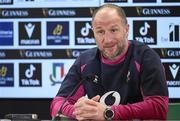 24 February 2023; Assistant coach Mike Catt during an Ireland rugby media conference at the Stadio Olimpico in Rome, Italy. Photo by Ramsey Cardy/Sportsfile