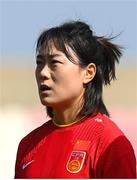 22 February 2023; Yao Lingwei of China PR before the international friendly match between China PR and Republic of Ireland at Estadio Nuevo Mirador in Algeciras, Spain. Photo by Stephen McCarthy/Sportsfile