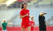 22 February 2023; Yang Lina of China PR during the international friendly match between China PR and Republic of Ireland at Estadio Nuevo Mirador in Algeciras, Spain. Photo by Stephen McCarthy/Sportsfile