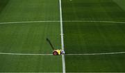 22 February 2023; A pitch marking machine before the international friendly match between China PR and Republic of Ireland at Estadio Nuevo Mirador in Algeciras, Spain. Photo by Stephen McCarthy/Sportsfile