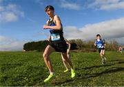 24 February 2023; Kevin Finn from Nenagh CBS, Co Tipperary on his way to winning the Junior Boys race during the 123.ie Munster Schools Cross Country Championships at SETU Waterford in Waterford. Photo by Matt Browne/Sportsfile