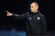 24 February 2023; Cork City manager Colin Healy during the SSE Airtricity Men's Premier Division match between Derry City and Cork City at The Ryan McBride Brandywell Stadium in Derry. Photo by Ben McShane/Sportsfile