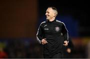 24 February 2023; Bohemians first team coach Derek Pender during the SSE Airtricity Men's Premier Division match between Bohemians and Dundalk at Dalymount Park in Dublin. Photo by Stephen McCarthy/Sportsfile