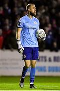 24 February 2023; Shelbourne goalkeeper Conor Kearns during the SSE Airtricity Men's Premier Division match between St Patrick's Athletic and Shelbourne at Richmond Park in Dublin. Photo by Tyler Miller/Sportsfile