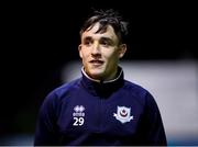 24 February 2023; Michael Leddy of Drogheda United before the SSE Airtricity Men's Premier Division match between Drogheda United and Shamrock Rovers at Weaver's Park in Drogheda, Louth. Photo by Michael P Ryan/Sportsfile