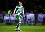 24 February 2023; Johnny Kenny of Shamrock Rovers during the SSE Airtricity Men's Premier Division match between Drogheda United and Shamrock Rovers at Weaver's Park in Drogheda, Louth. Photo by Michael P Ryan/Sportsfile