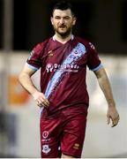 24 February 2023; Ryan Brennan of Drogheda United during the SSE Airtricity Men's Premier Division match between Drogheda United and Shamrock Rovers at Weaver's Park in Drogheda, Louth. Photo by Michael P Ryan/Sportsfile